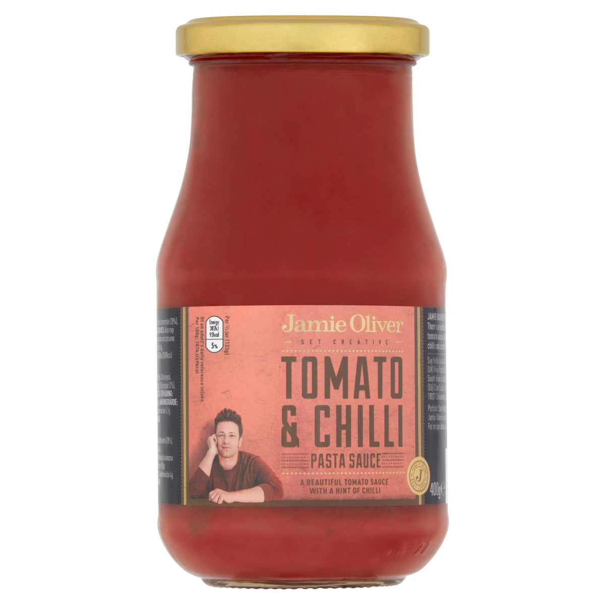 Jamie Oliver "Tomato & Chili" Pasta Sauce 400g Feinkost Gustomo