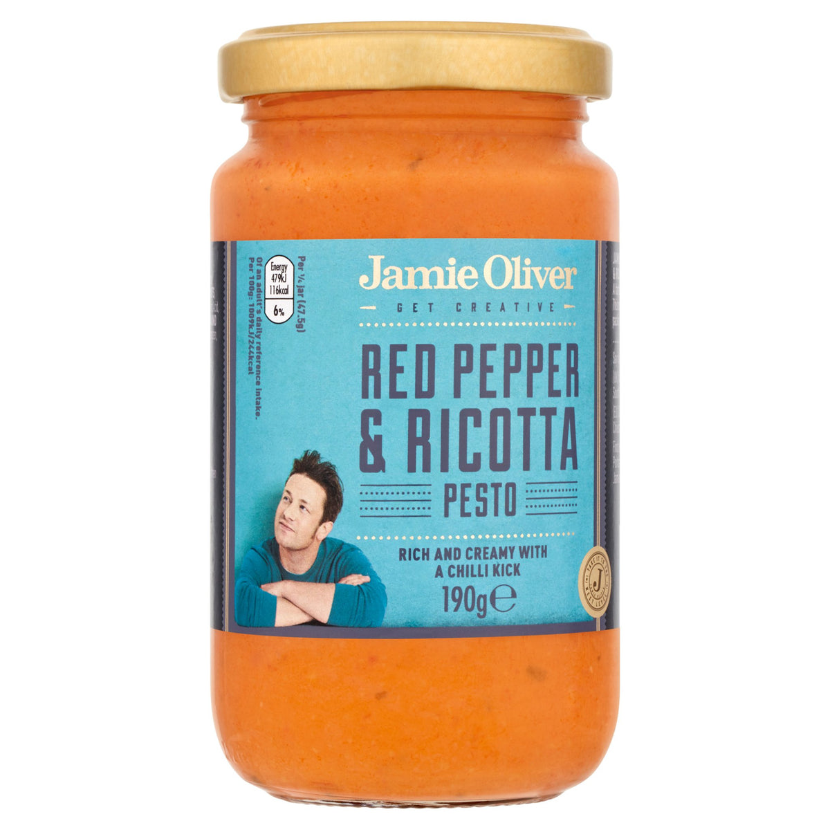Jamie Oliver "Red Pepper & Ricotta Pesto" 190 g Gustomo