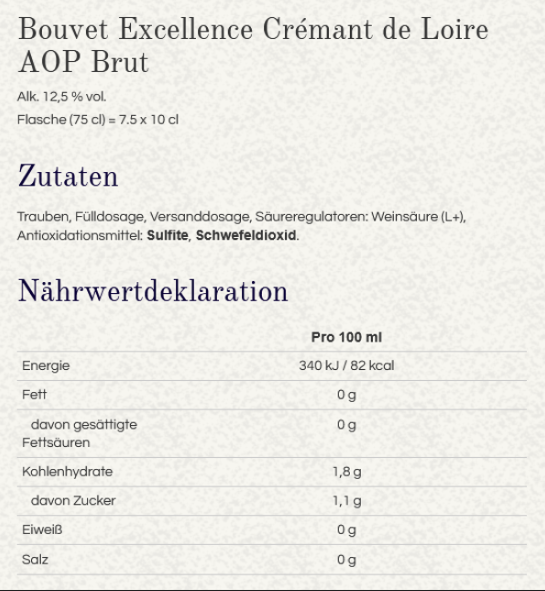 Bouvet Ladubay - Crémant de Loire Excellence