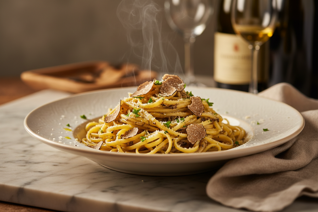 Fettuccine di Campofilone mit Trüffelbutter