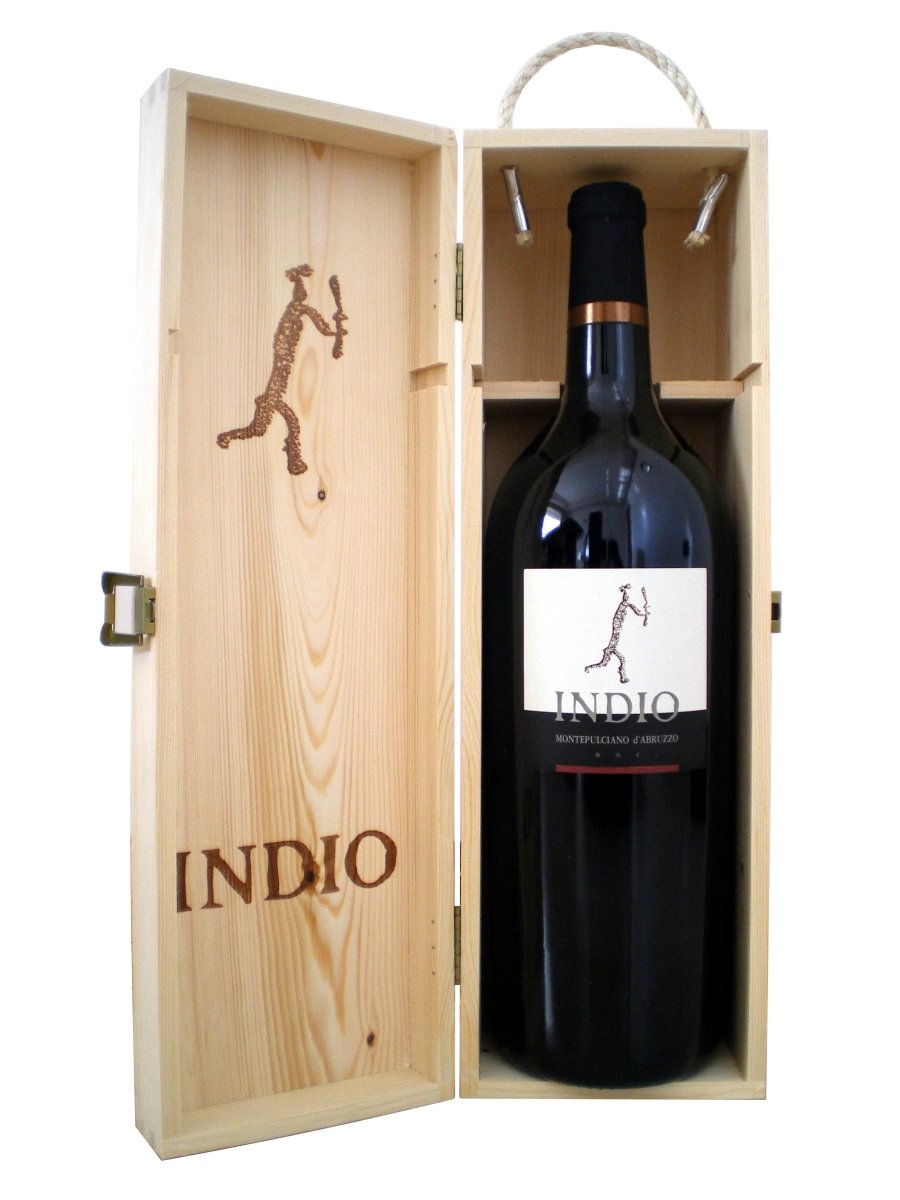 Bove - Indio Magnum 1,5 Liter Großflasche in der Holzkiste Rotwein