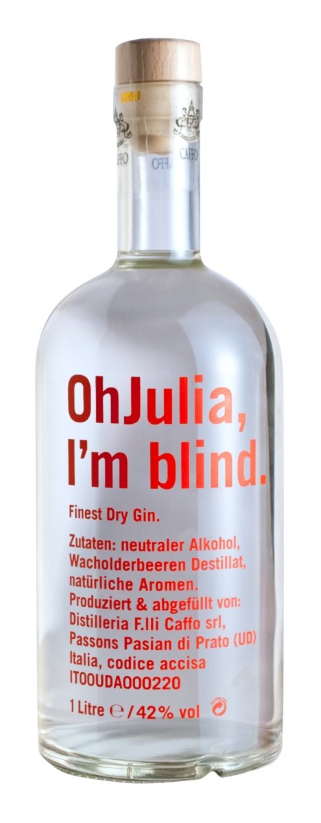 Distilleria Caffo - Oh Julia, I´m blind. Dry Gin Gin