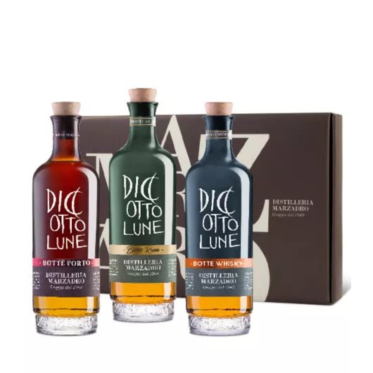 Distilleria Marzadro Collezione Riserva im Geschenkset 3 x 0,2L Grappa