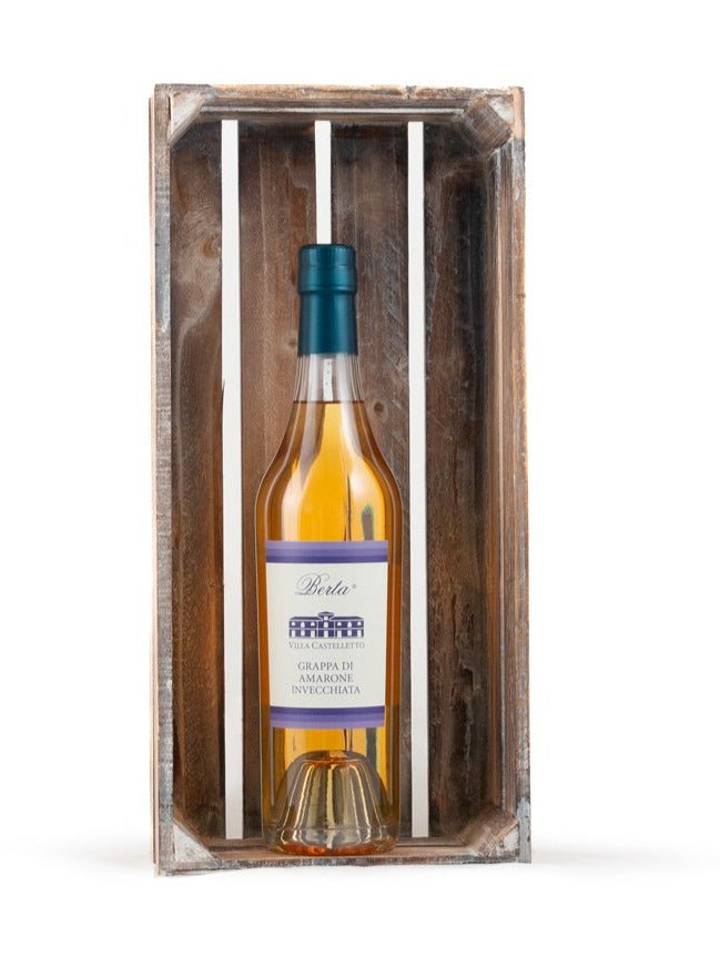 Distillerie Berta Grappa Amarone invecchiata Villa Castelletto Grappa