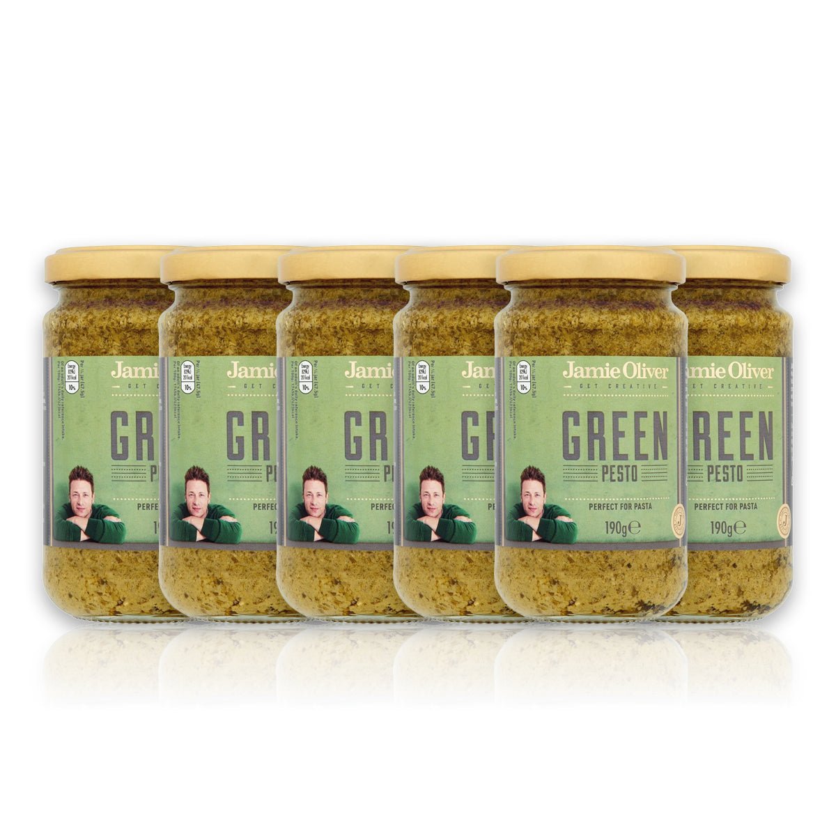 Jamie Oliver "Green Pesto Sauce" 190g Feinkost Gustomo