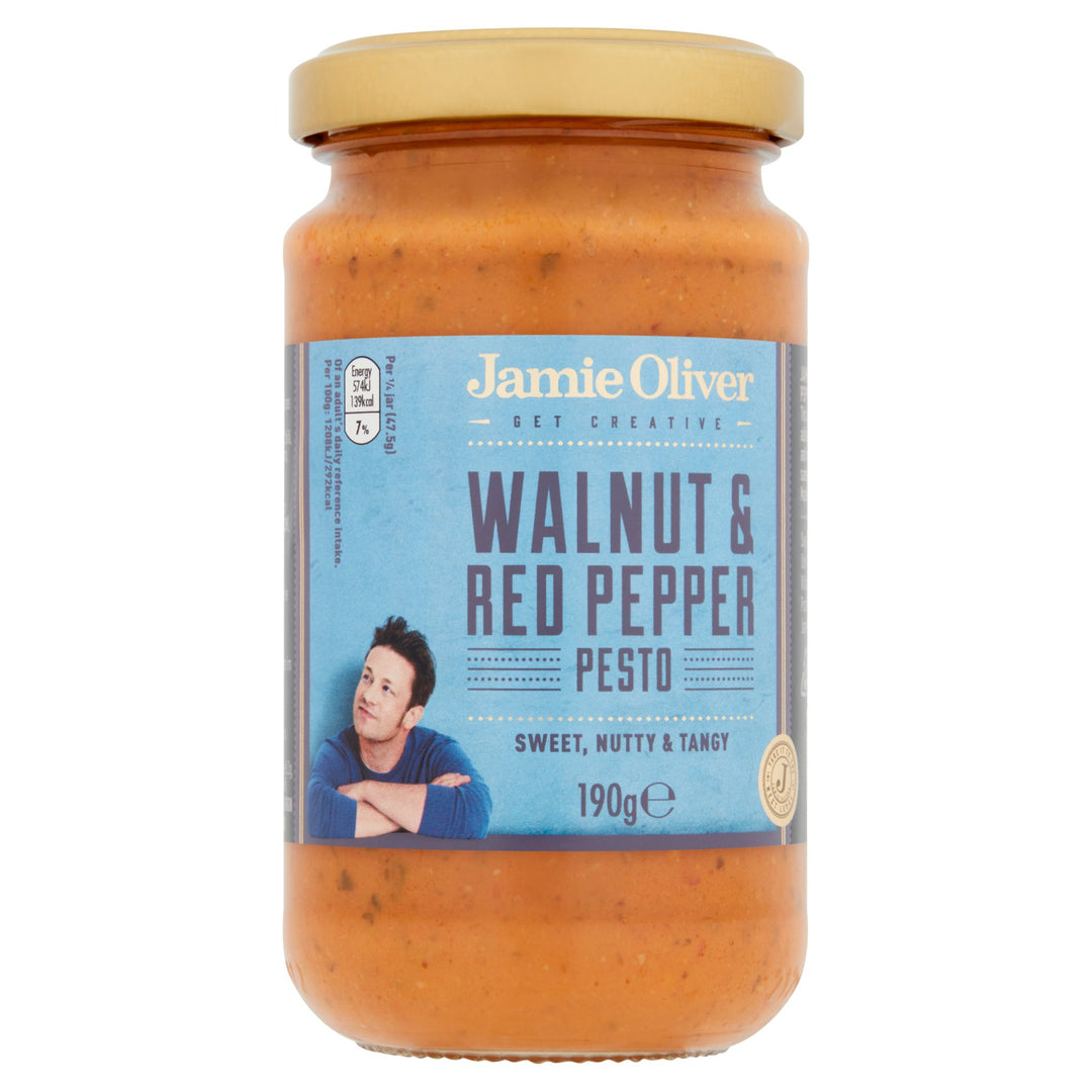 Jamie Oliver "Walnut & Sweet Pepper Pesto" 190g Feinkost