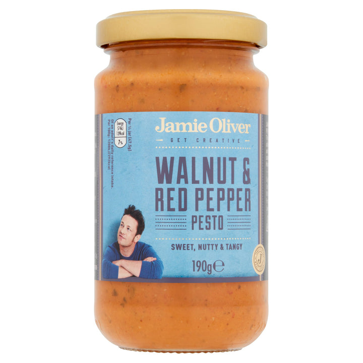 Jamie Oliver "Walnut & Sweet Pepper Pesto" 190g Feinkost