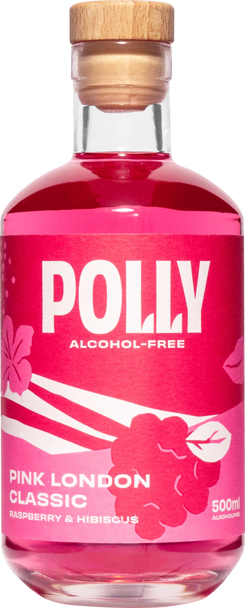 POLLY - Pink London Classic - Raspberry & Hibiscus Alkoholfreie Spirituosen