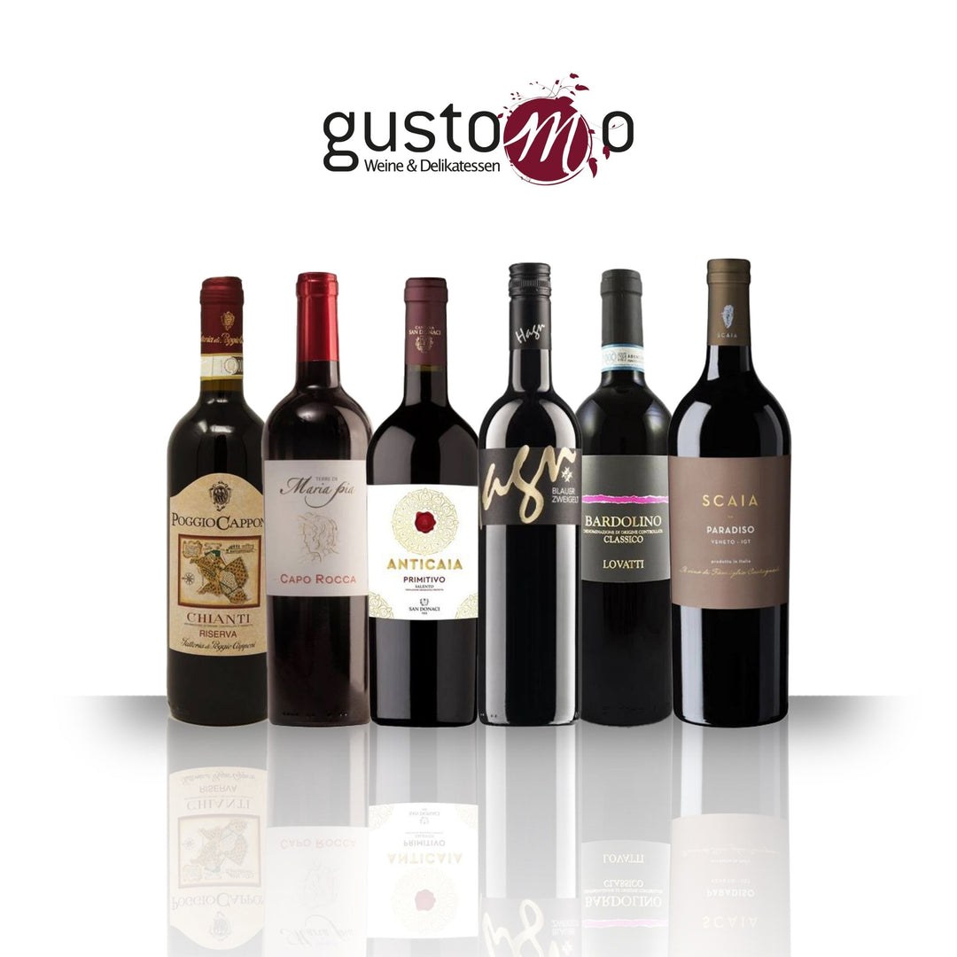 Rotwein Paket fruchtig und angenehm (6 Flaschen) Rotwein