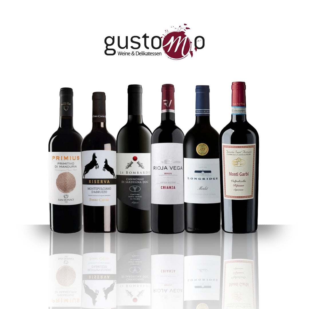 Rotwein Paket kräftig und vollmundig (6 Flaschen) Rotwein