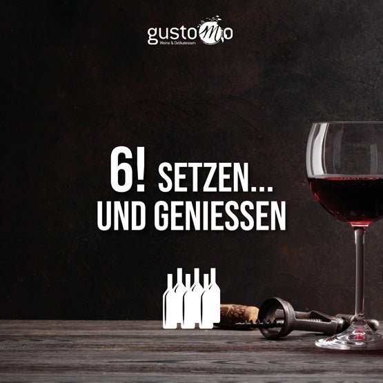 Weinabo 6! Setzen ... und genießen. (6 Flaschen) Geschenkset
