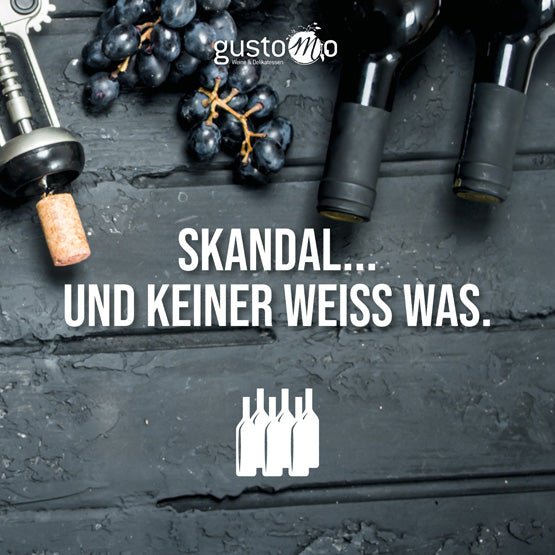 Weinabo - Skandal... und keiner weiß was. Großes Paket (min. 6 Flaschen) Geschenkset
