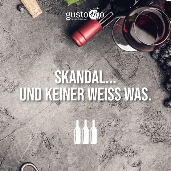 Weinabo - Skandal... und keiner weiß was. Kleines Paket (min. 3 Flaschen) Geschenkset